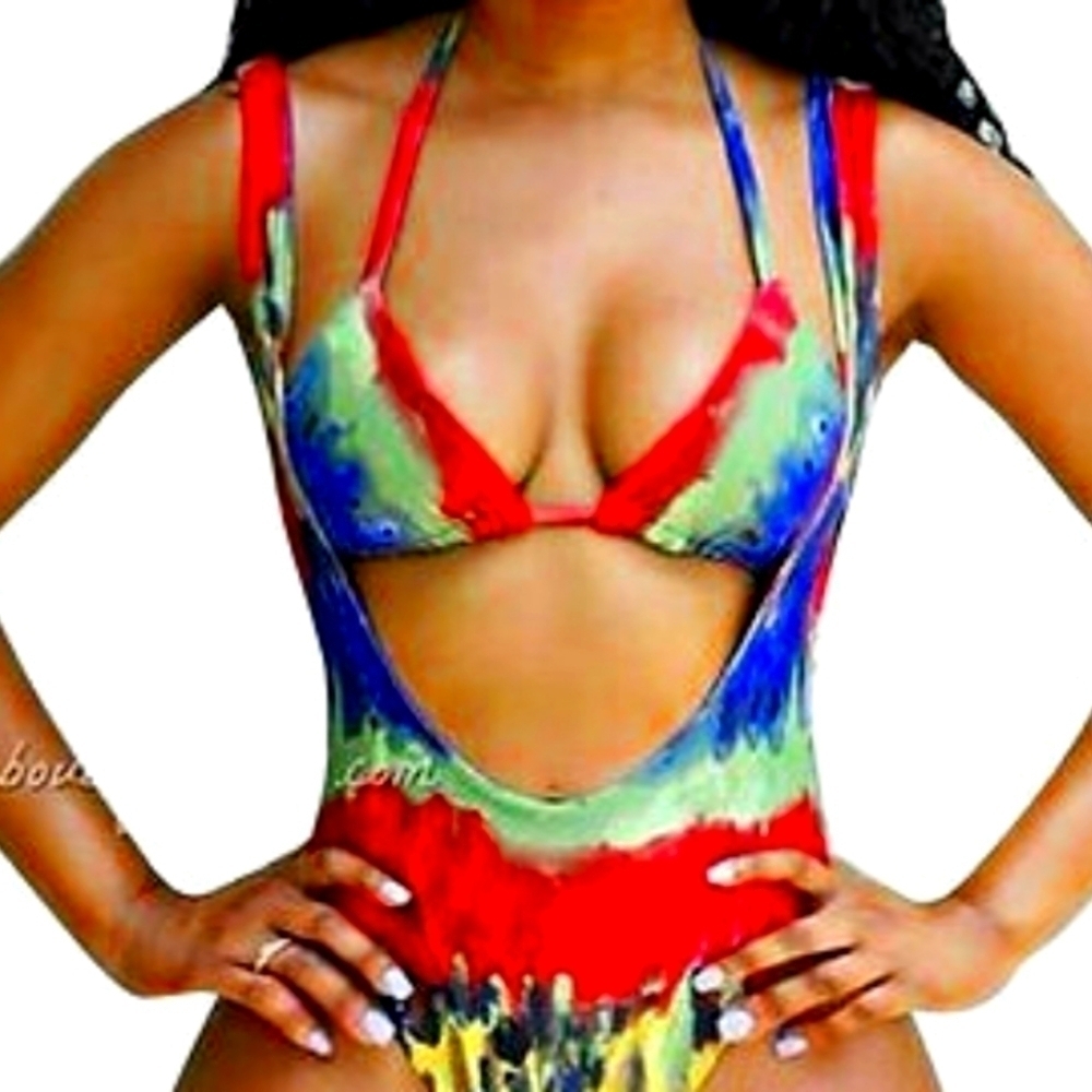 Kprdeo Two-Piece Swimsuit Thong Bikini Set Sport Size Small